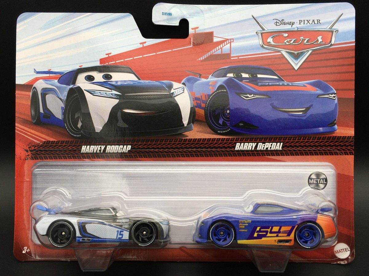 Disney Pixar Cars Harvey Rodcap & Barry DePedal 2 Pack Next Gen