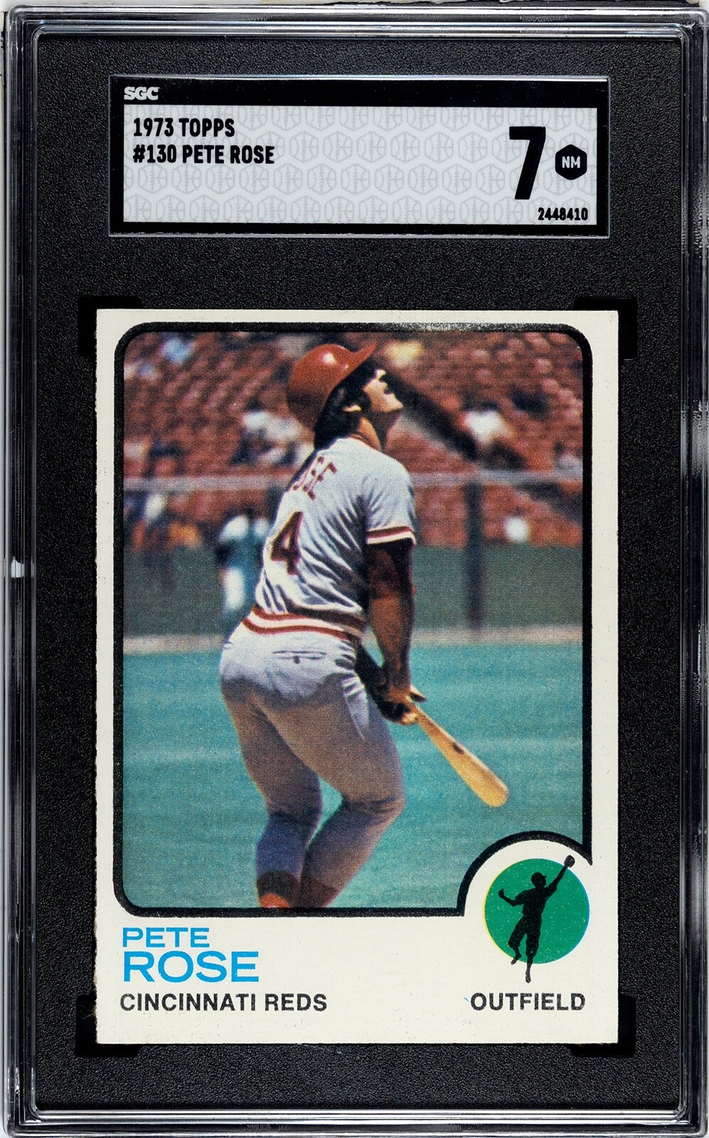 1973 Topps Pete Rose #130 SGC 7 NM Cincinnati Reds