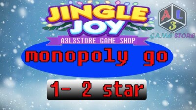 monopoly_go JINGLE JOY GO Album   1-2 Stars Stickers   Fast Delivery  