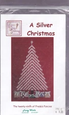 CROSS STITCH PATTERN -A SILVER CHRISTMAS