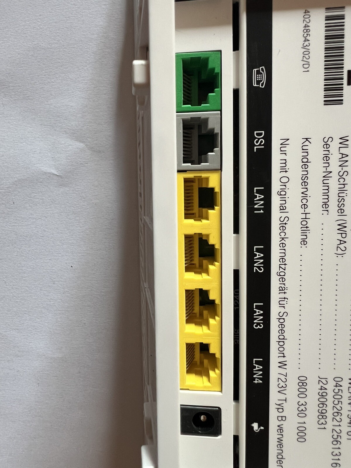 Speedport W723v Als Repeater Für Fritzbox 7390 Telekom Speedport W723V WLAN DSL Router ADSL2+ VDSL2 Modem IP ISDN