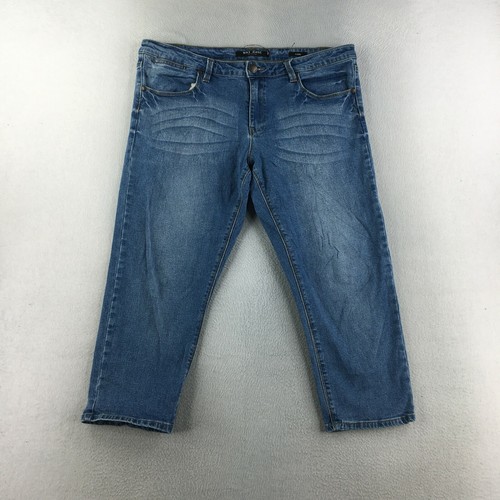 Max Jeans Womens 14 Capri Denim Pants 