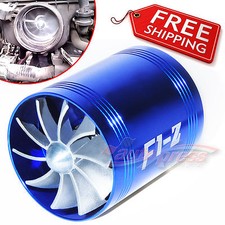 Air Intake Dual Fan Blue Turbo Supercharger Turbonator Gas Fuel Saver Fits Mazda Air Intake Dual Fan Blue Turbo Supercharger Turbonator Gas Fuel Saver Fits Mazda
