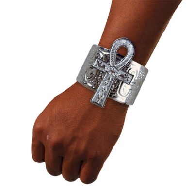 Ankh Cuff Jewelry Lot Women Men Hand Bracelet Wrist Bangle Jewelry  (Silver)