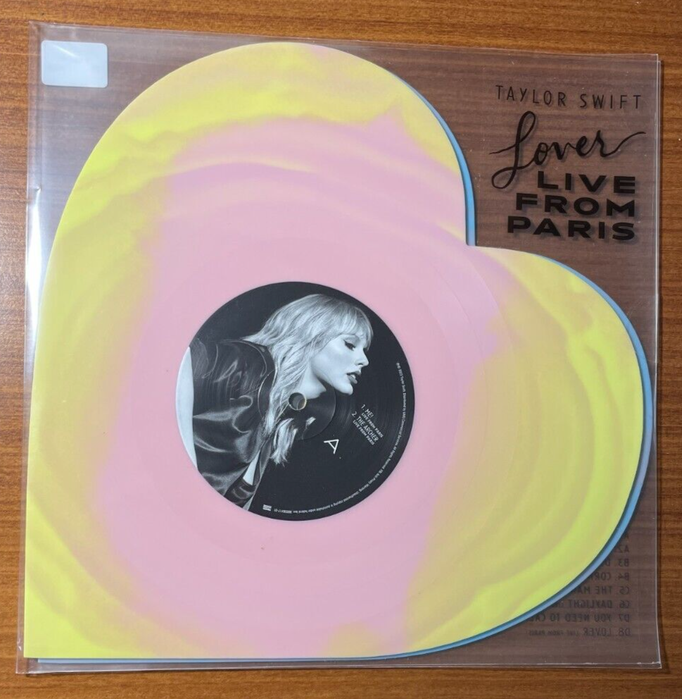 Taylor Lover Live From Paris ハート型レコード Taylor Swift Lover (Live From Paris) Heart Shaped Vinyl