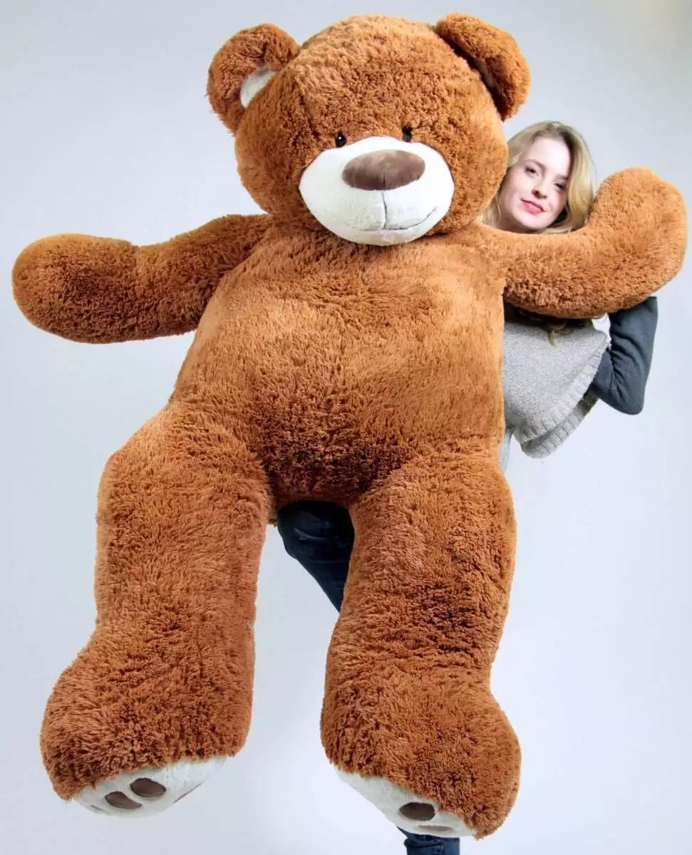 Giant brown hotsell teddy bear