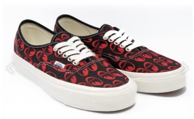 Vans Off The Wall X Moon-eyes Authentic 44 DX Red Men s Size 6.5 Women s Size 8