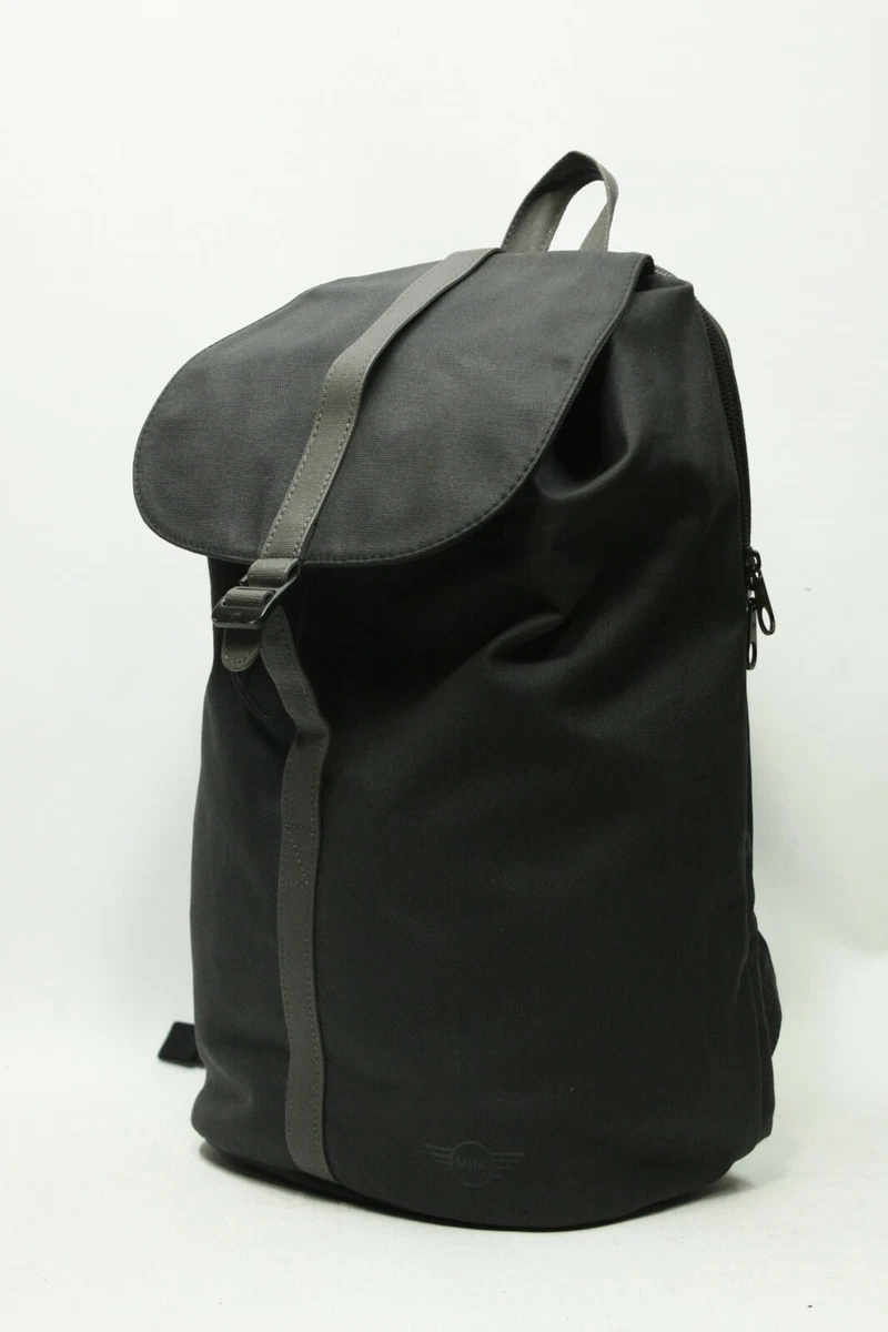 BMW Mini Cooper With Mini Logo Black Gray Canvas Mix laptop bag Backpack