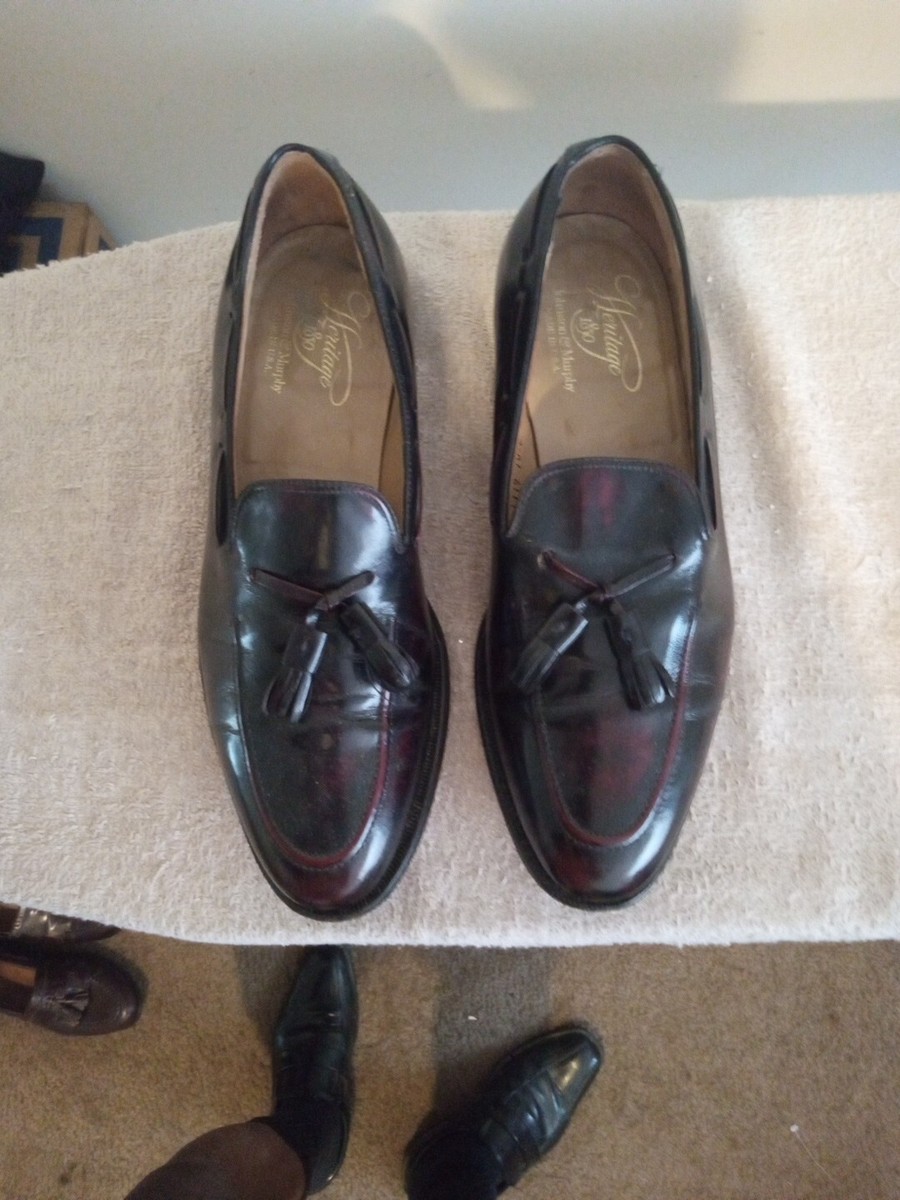 Heritage 1890 Johnston & Murphy Made In USA Mens Leather Loafer