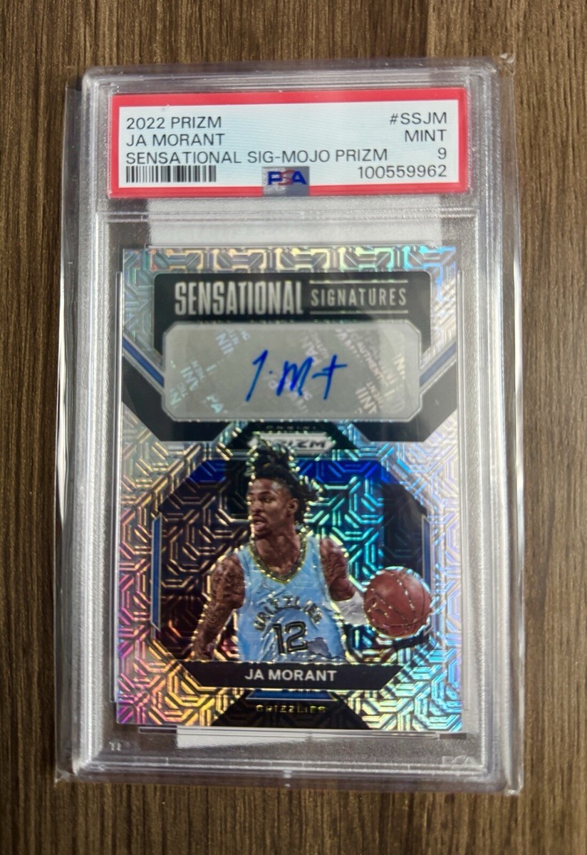 2022 Prizm Sensational Signatures Ja Morant Mojo Prizm Auto /25