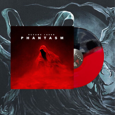 Occams Laser - Phantasm / Vinyl LP limited on Red & Black Split