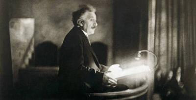 German-Born Theoretical Physicist, Albert Einstein , Director Of T- Old Photo