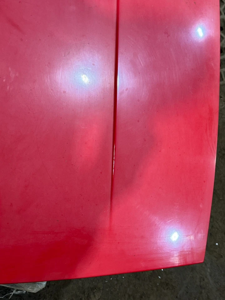 1983 - 1991 Porsche 944 924 Hood Panel with Hinges RED Factory OEM Foto 2 de 4