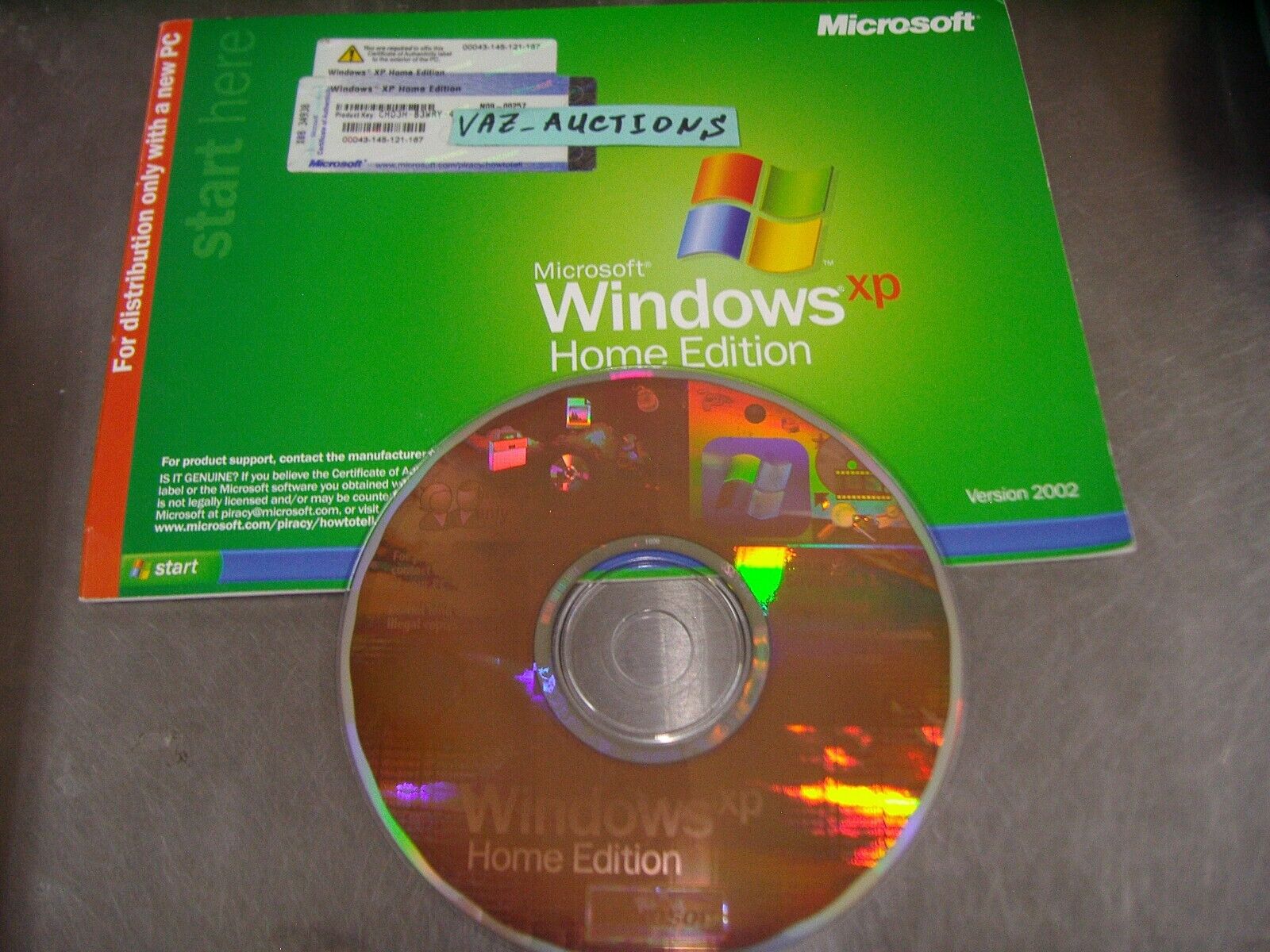 Bigote servir Segundo grado MICROSOFT WINDOWS XP HOME FULL w/SP3 OPERATING SYSTEM OS MS WIN =NEW= | eBay