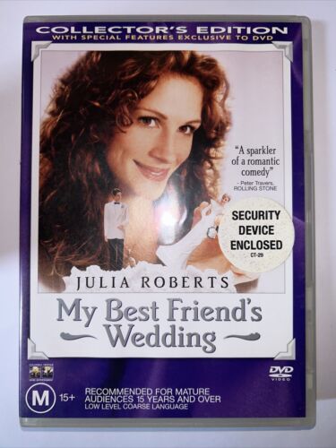 My Best Friend's Wedding  (DVD, 1997) Region 4 : Like New - FREE & FAST POST! - Picture 1 of 3