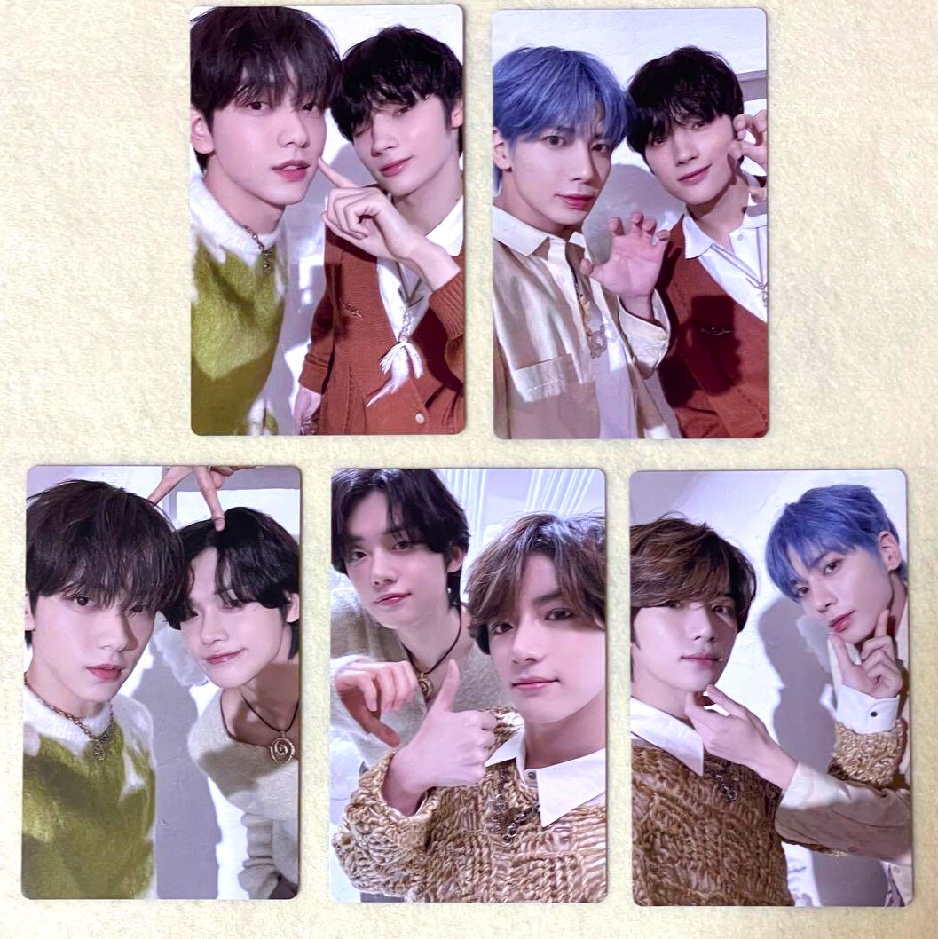 TXT SWEET A ver. Official Unit Photocard Yeonjun Soobin Beomgyu
