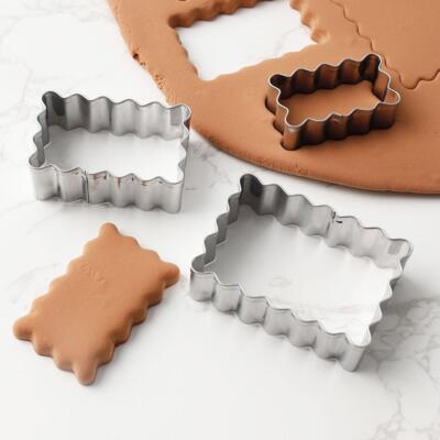 3Pcs/set Square Cookie Cutter Stainless Steel Rectangle DIY Mold Best |DE 