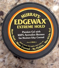 Murray's Edgewax Extreme Hold Premium Hair Gel Beeswax 4 oz