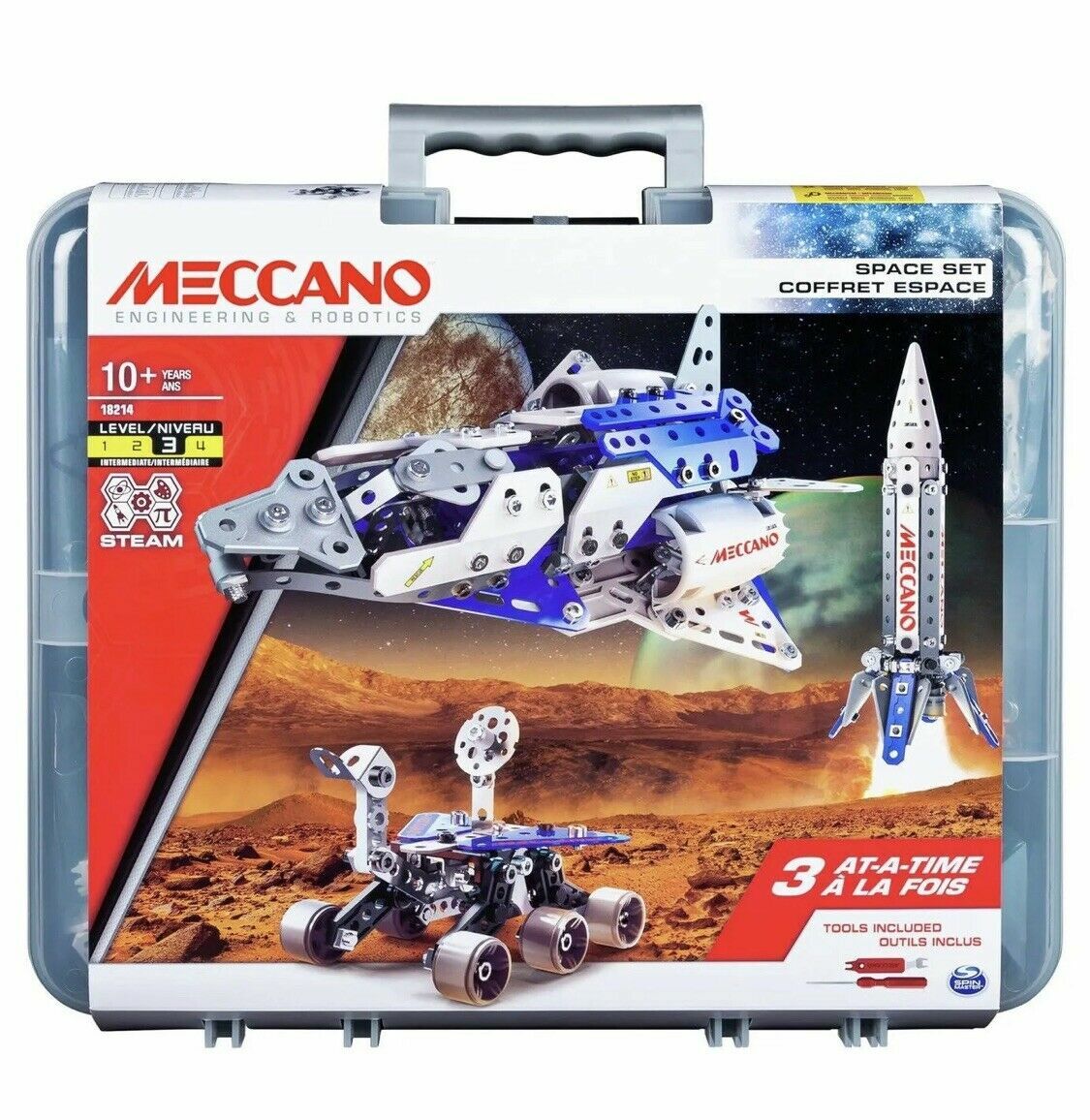 Meccano 472 Parts Space Model Set Level