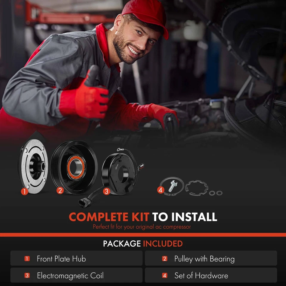 Compresor de aire acondicionado para Mercedes-Benz C300 C350e C400 C43 AMG C450 AMG E300 E400 Foto 2 de 4