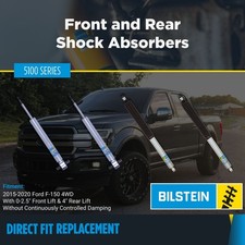 Bilstein B8 5100 Front Rear Shocks For 2015-2020 Ford F-150 W 4 Rear Lift Bilstein B8 5100 Front Rear Shocks For 2015-2020 Ford F-150 W 4 Rear Lift