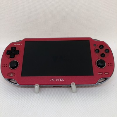 PlayStation Vita本体 PCH-1000 コズミック・レッド USED PS Playstation vita Wi-Fi model Cosmic Red PCH-1000 ZA03 only