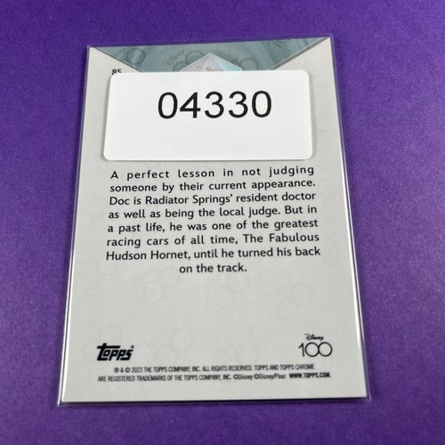 Topps Chrome Disney 2024 Doc Hudson 85 Card Trading Card TCG - Picture 6 of 6
