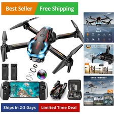 Drone with Camera for Adults, 2K HD FPV Drones with Upgrade Altitude Hold, On...