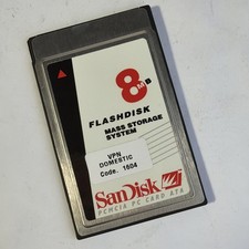 Sandisk 8MB FLASHDISK PCMCIA PC CARD ATA FLASH CARD SDP3B