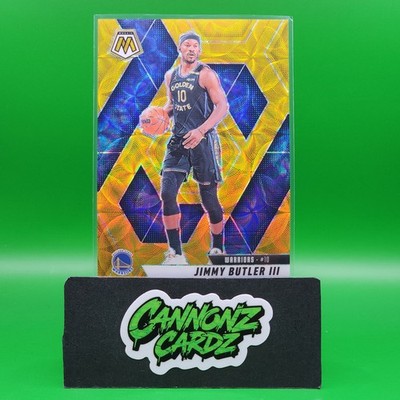 2024-25 Panini Mosaic Jimmy Butler III Gold Swirl Refractor 02/10 Warriors 
