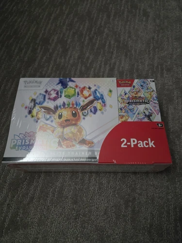 New, Pokemon TCG Prismatic Evolutions ETB + Booster Bundle, Factory Sealed