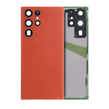 Back Cover Glass With Camera Lens For Samsung Galaxy S22 Ultra 5G No Logo  Aft