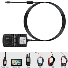 Replacement for Garmin Alpha 100, Drive 53,  Rino 010-11873-00 AC Adapter Cable
