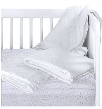 Waterproof Crib Flat Mattress Pad by - 100 Cotton White - Luxuriously Soft ...