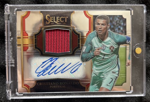 2017-18 Panini Select Cristiano Ronaldo Auto Jersey /49 Autograph 