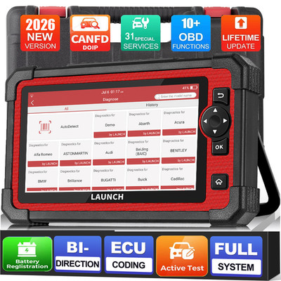 LAUNCH CRP919E KFZ OBD2 Diagnosegerät Scanner CANFD DoIP All System FCA TPMS ABS
