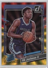 2023 Panini Donruss Rated Rookie Holo Red & Gold Laser GG Jackson II #232 1pe0