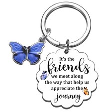 Long Distance Friendship Gifts For Women Friends Best Friend Keychain Cute