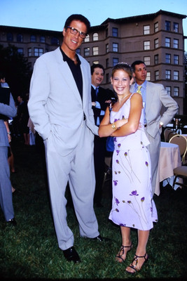 TED DANSON, TARA LIPINSKI, 1998, 35mm Slide
