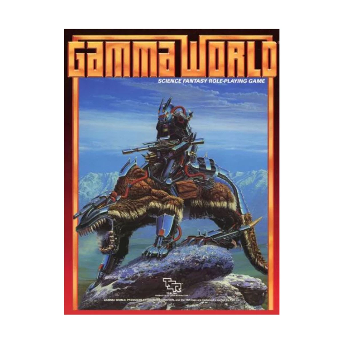Gamma World – 3ème édition – 1981 – Jim Ward – TSR – Livre De Règles Occasion