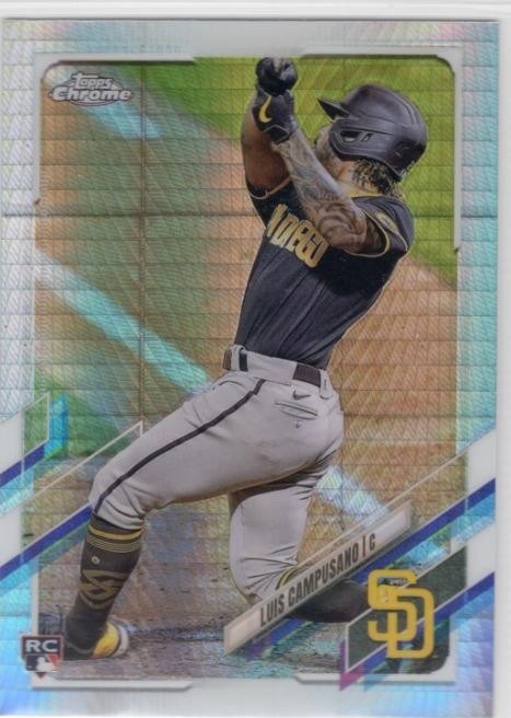 2021 Topps Chrome - Luis Campusano #135 Prism Refractor (RC)