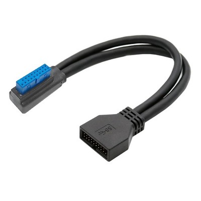 USB 3.0 20Pin 19Pin Verlängerungskabel Stecker-Buchse 5Gbps 90°