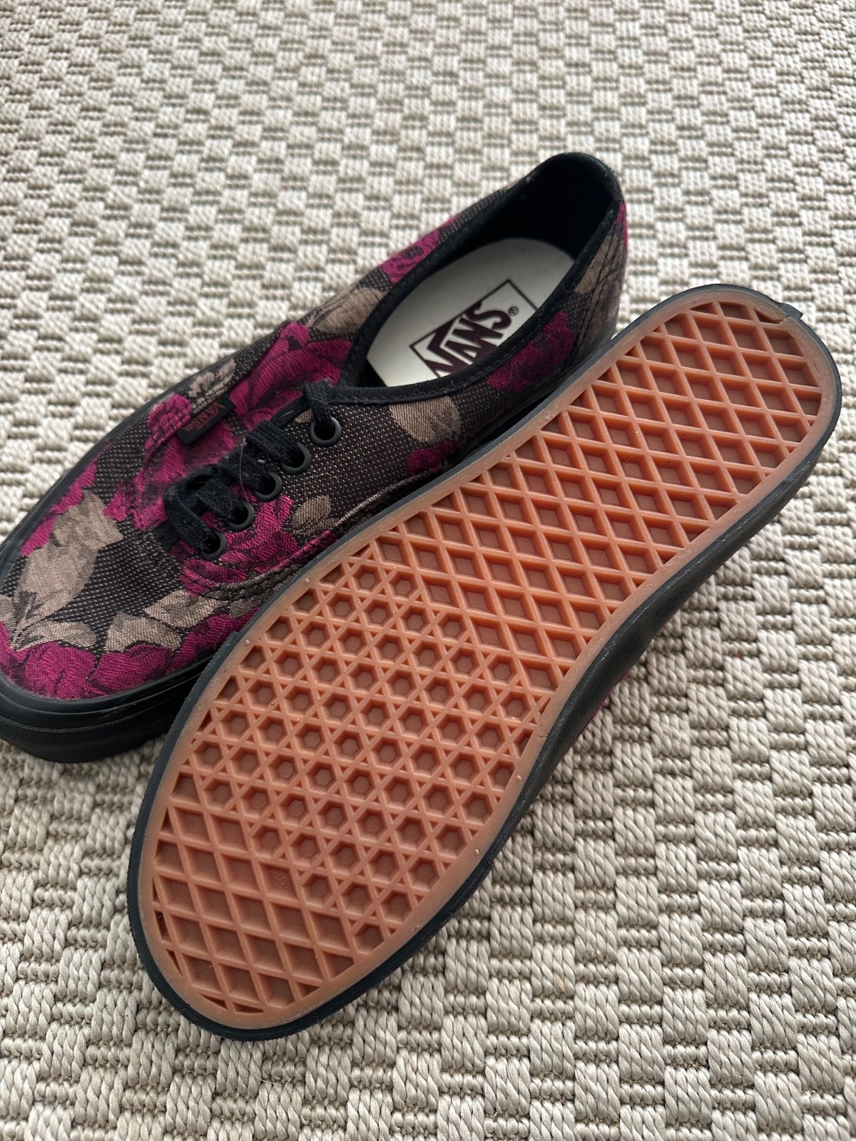 Vans Authentic 44 DX Roses Unisex Women's Size 8.5