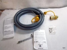 Burn Touch Propane to Natural Gas Conversion Kit 3/8 In Outdoor Gas Hose