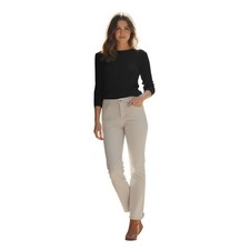 Banana Republic Sloan Slim Ankle Pants White 2P Petite Business Casual 656152-46