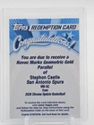 STEPHON CASTLE 2025-26 TOPPS CHROME UPDATE HAVOC MARKS AUTO GEO GOLD /50 Q4093