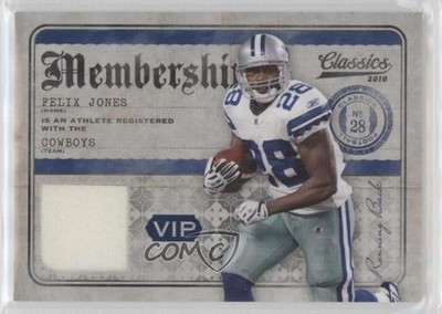 2010 Panini Classics Membership VIP Jerseys /299 Felix Jones #11 04uj