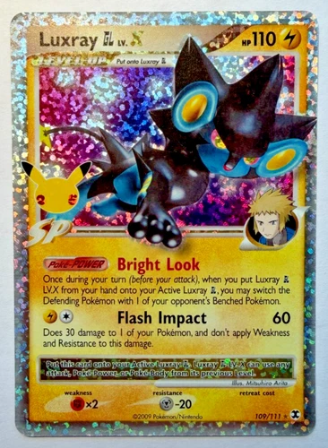 Luxray GL LV.X 109/111 Celebrations: Classic Collection Holo