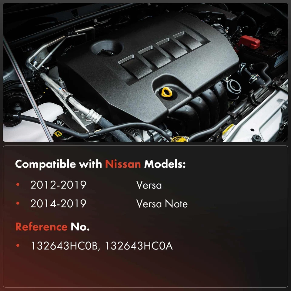 Cubierta de válvula de motor con junta y tapa para Nissan Versa 2012-2019 Versa Note 14-19 Foto 2 de 4