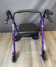 Folding Rollator - 4 Wheeled Rollator with Basket Tray & Seat Drive T309